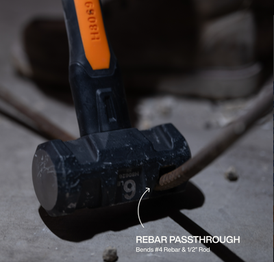 H80626 Fiberglass Handle Hammer, 6-Pound