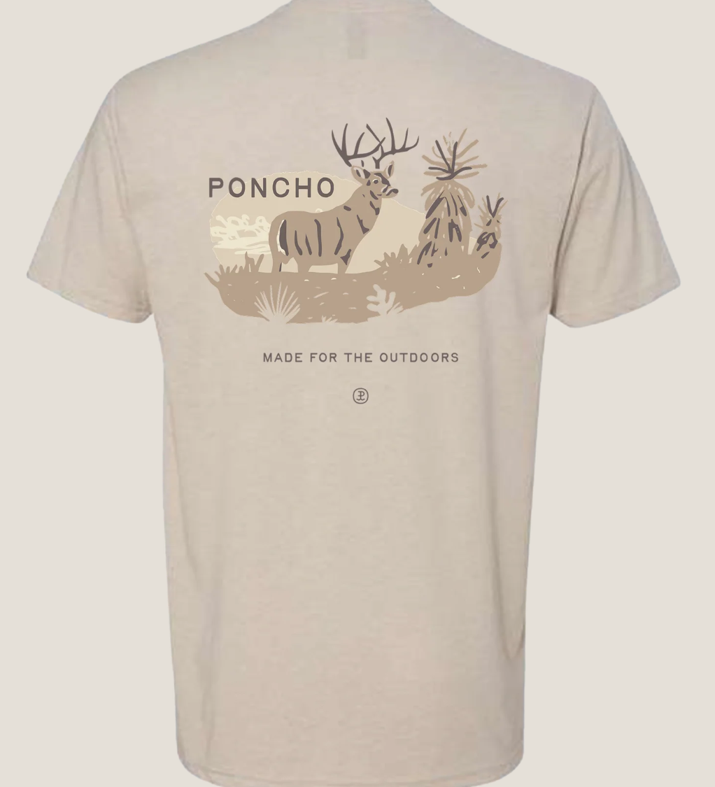 PONCHO-The Big Buck T-Shirt