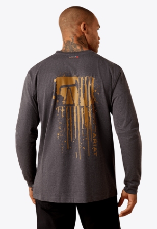 10079093 - MNS FR Air Rig Life Flag Long Sleeve T-Shirt
