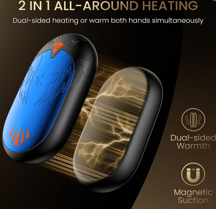 Magnetic Hand Warmers Rechargeable 2 Pack