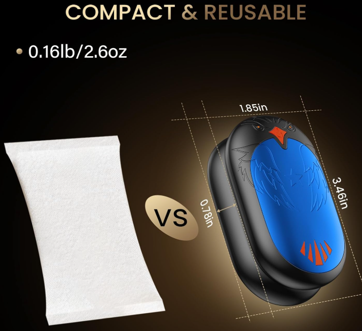 Magnetic Hand Warmers Rechargeable 2 Pack