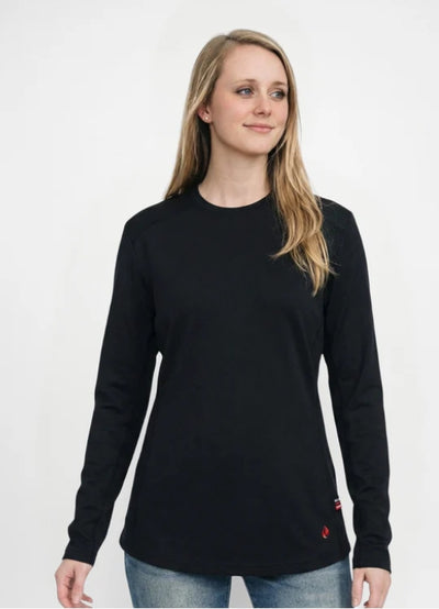 LFRCNT-001 Forge Fr Women's Navy Crew Neck T-shirt