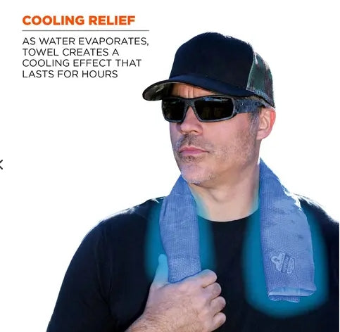 6602 Blue Evaporative Cooling Towel