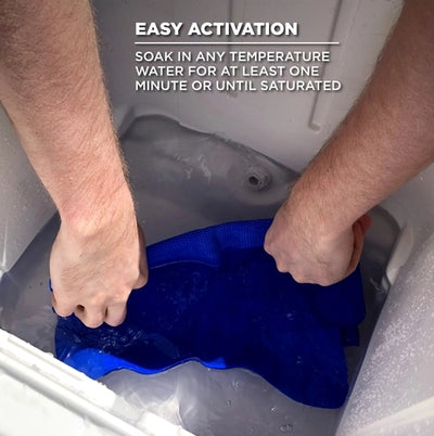 6602 Blue Evaporative Cooling Towel