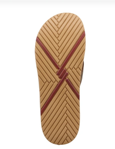 Men's Twisted X Flip Flops-Bomber
