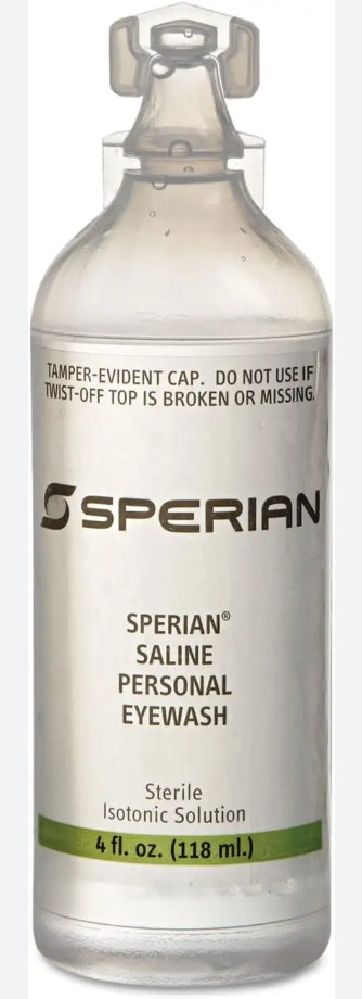 Sperian Eye saline 4 oz Buffered Eye-Lert Eye Wash