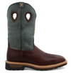 MLCS006-12" Western Work Boot Oiled Cognac & Blue