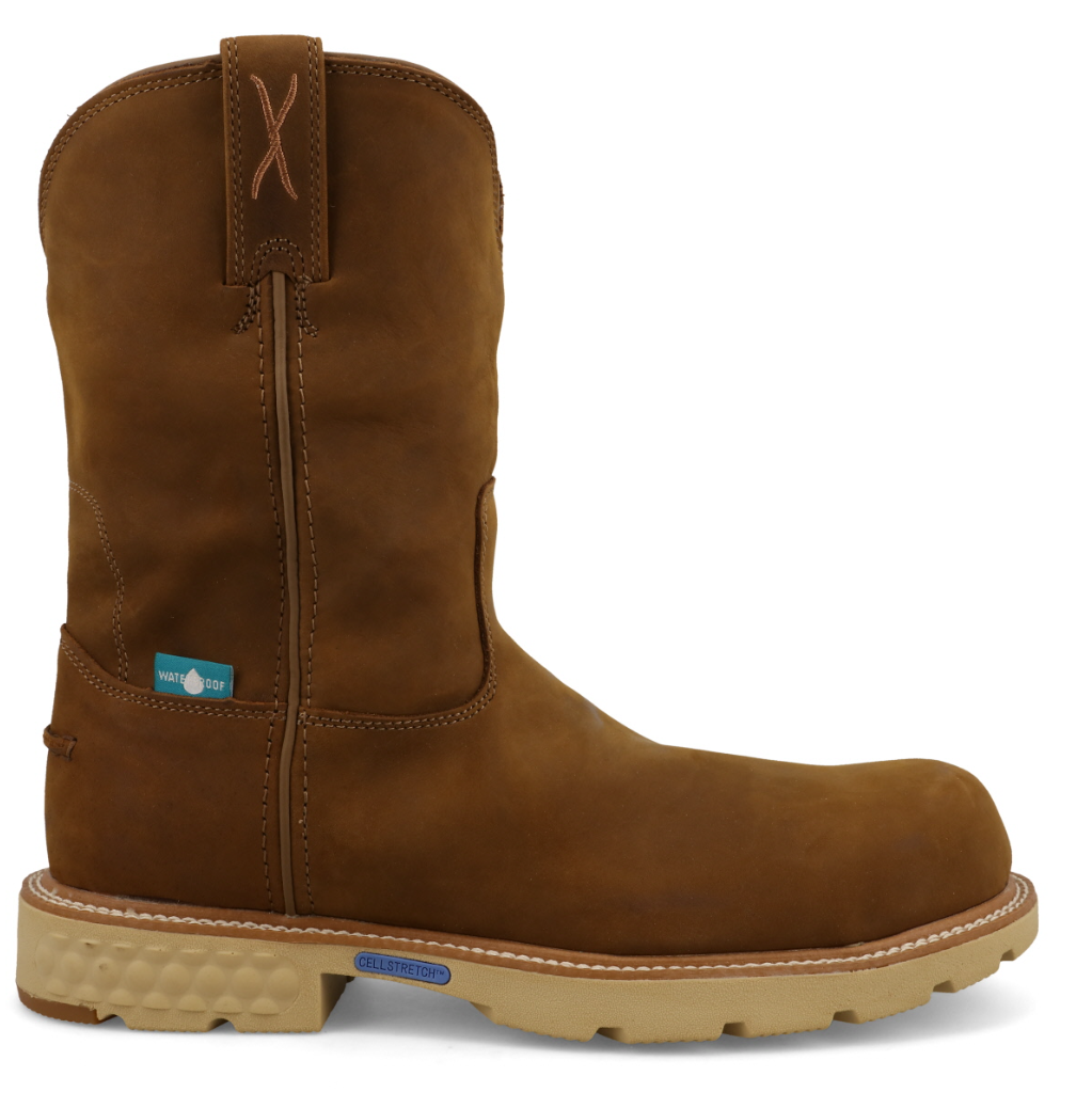 MXCNW05-10" Work Boot Distressed Saddle