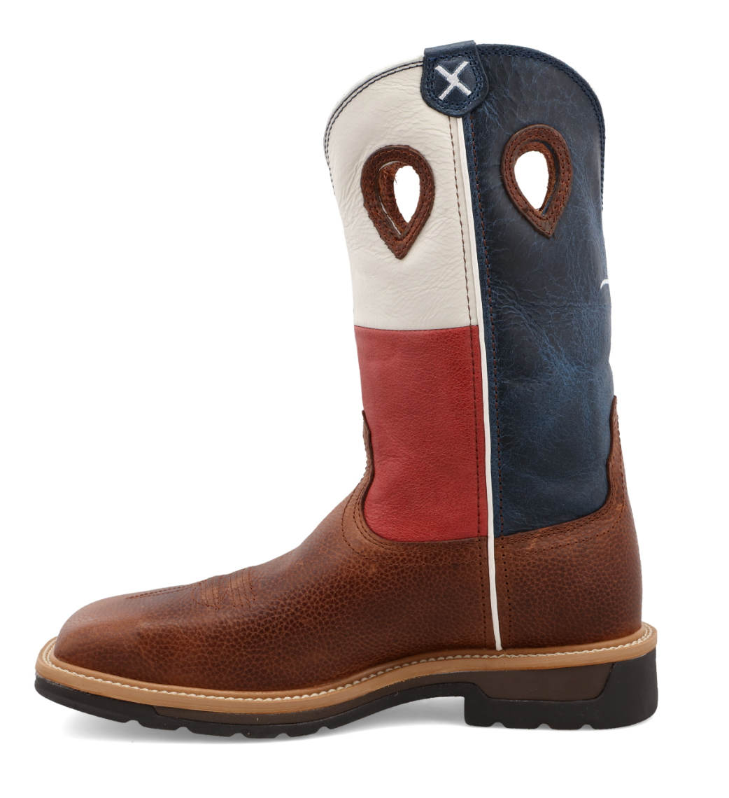 MLCS007-TEXAS FLAG WORK BOOT