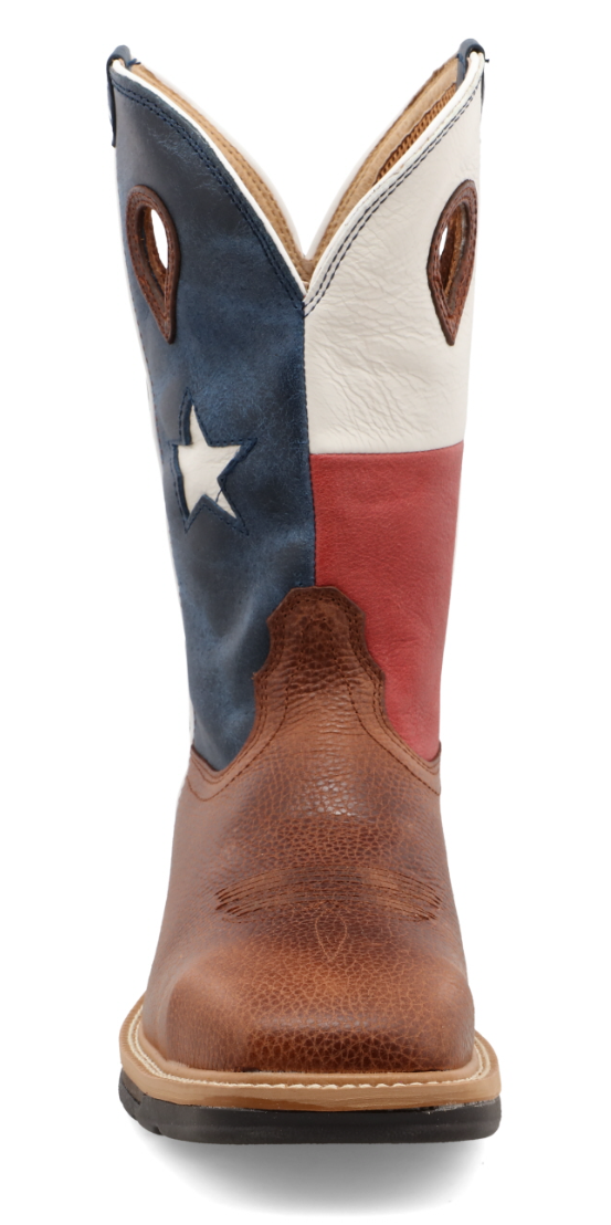 MLCS007-TEXAS FLAG WORK BOOT