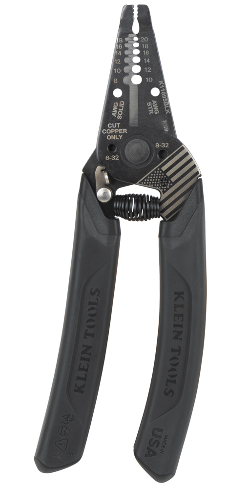 K11095BLK Klein-Kurve® Blackout Wire Stripper / Cutter, 8-20 AWG