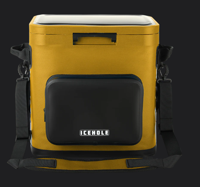ICEHOLE H20- 20QT HYBRID II COOLER (COYOTE/ORANGE)