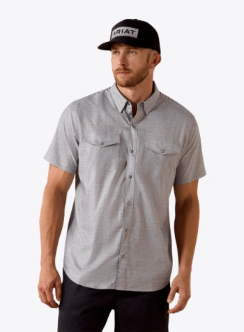 ARIAT Printed VentTEK Western Fitted Snap Shirt-10071044