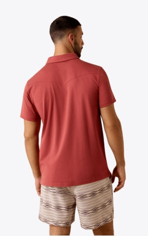 ARIAT Retro Western Snap Polo-10071408