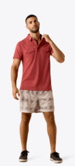 ARIAT Retro Western Snap Polo-10071408