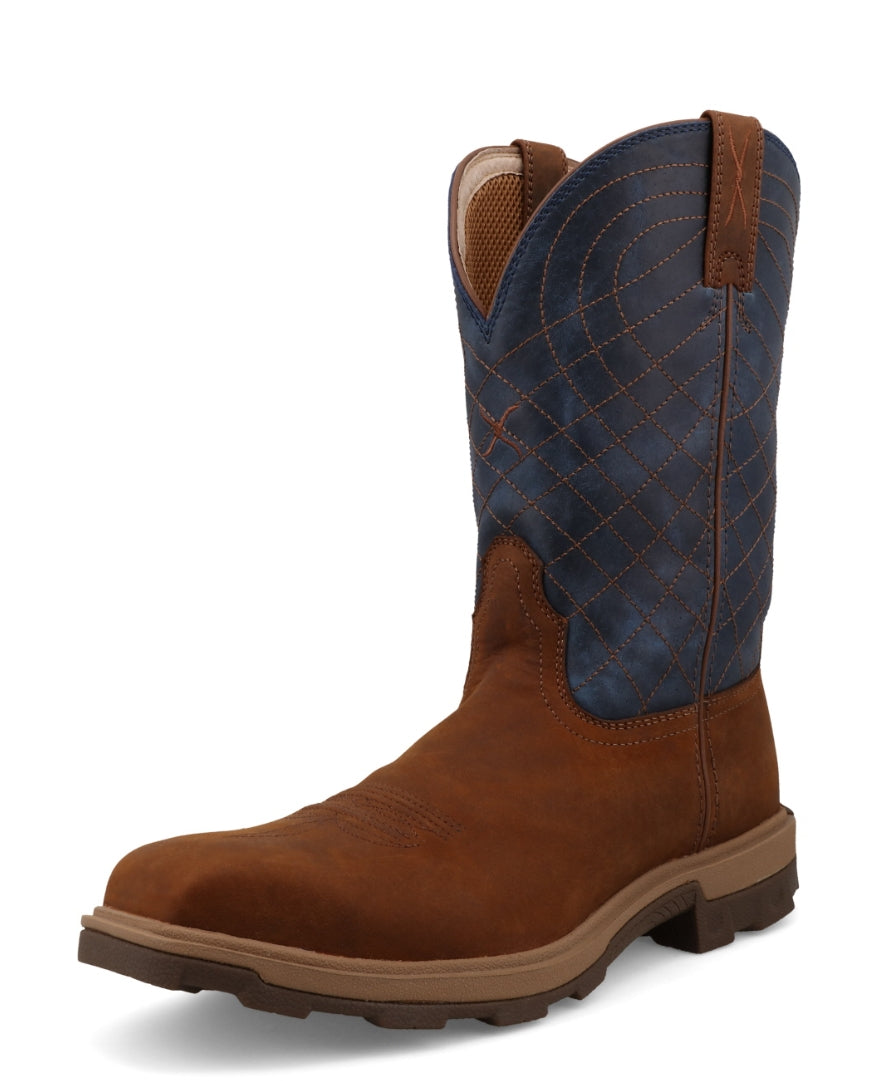 MULN004-11" UltraLite X Work Boot Mocha & Denim