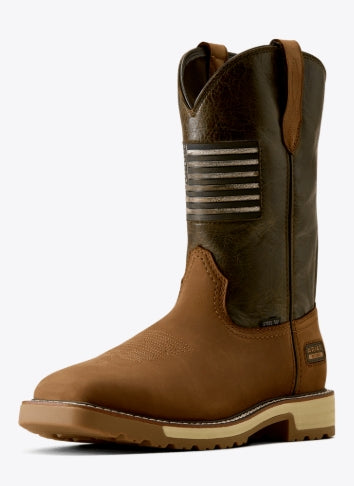 10080468- Activator Patriot Wide Square Toe Steel Toe Work Boot