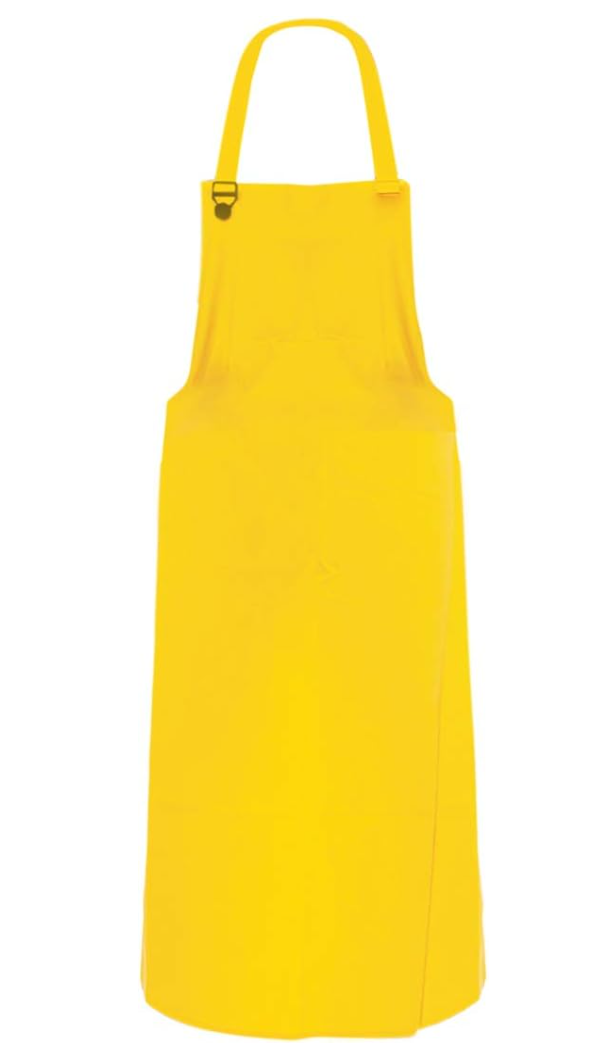 PVC CHEMICAL APRON YELLOW