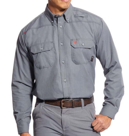 10025429 FEATHERLIGHT GUNMETAL WRK SHRT