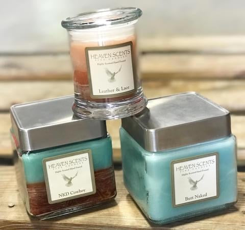 10oz CANDLE-FRESH LEATHER