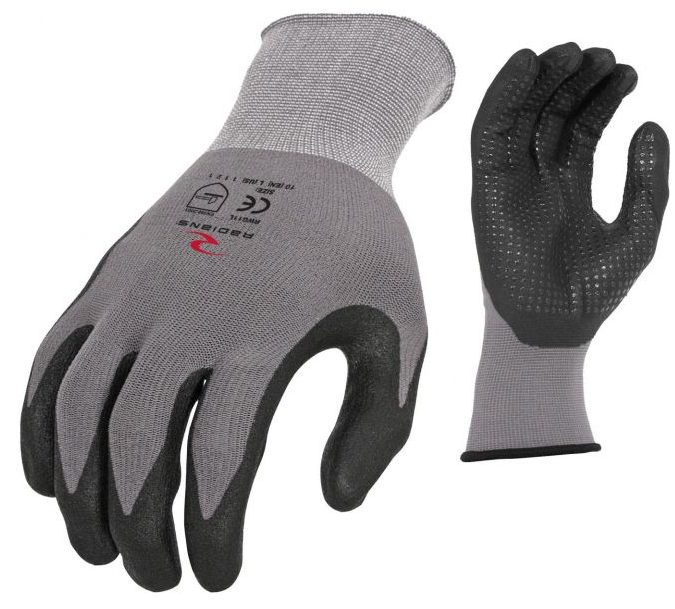 RWG11-FOAM DIPPED NITRILE GLOVES